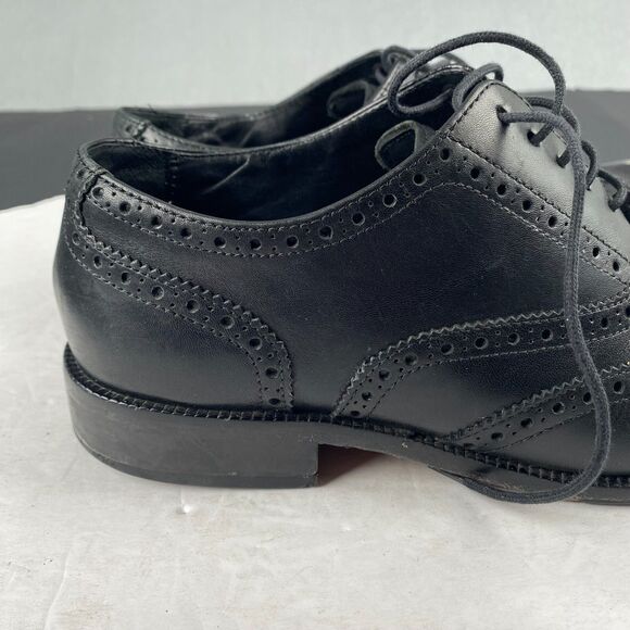 Cole Haan Men\'s Williams Wingtip Oxford Black Leather Lace Up Shoes Size 9.5 M main image 4